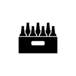 97348528 pack de botellas de cerveza icono de vector plano simple simbolo negro sobre fondo blanco removebg preview